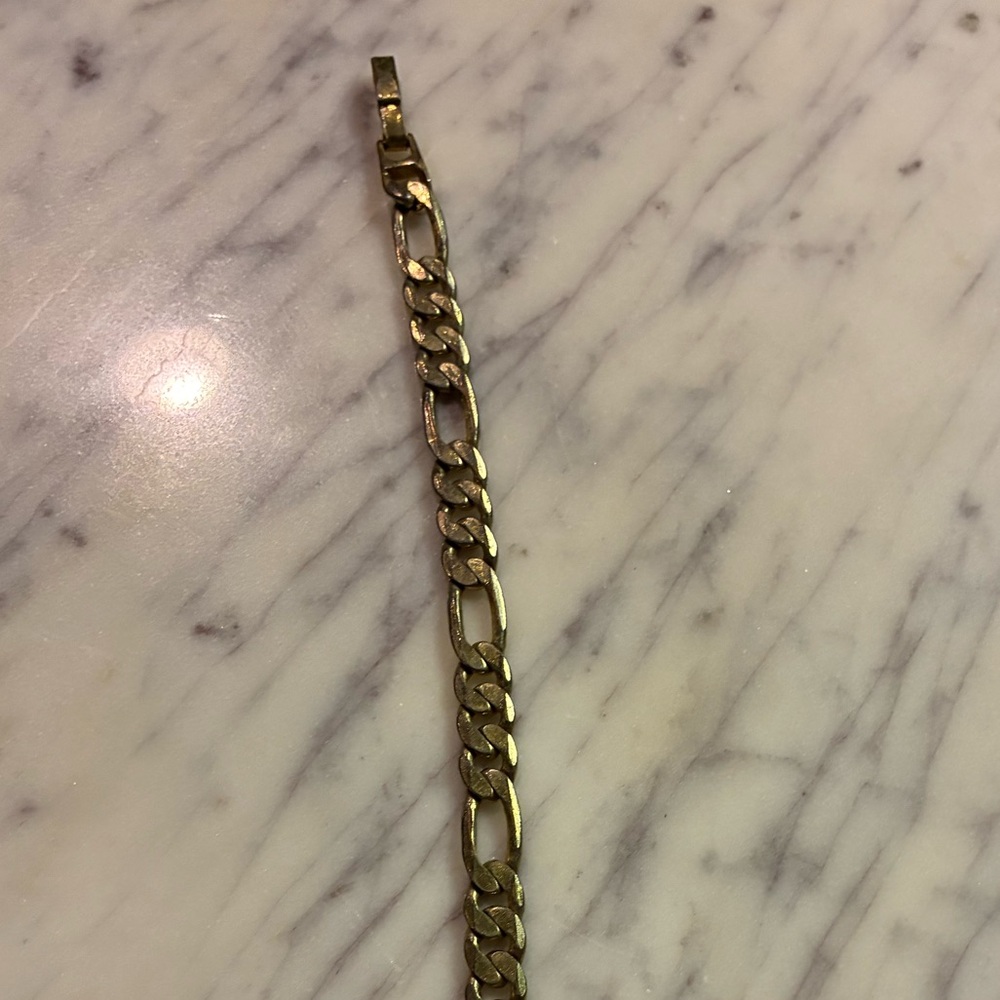 Figaro Gold Chain Bracelet
